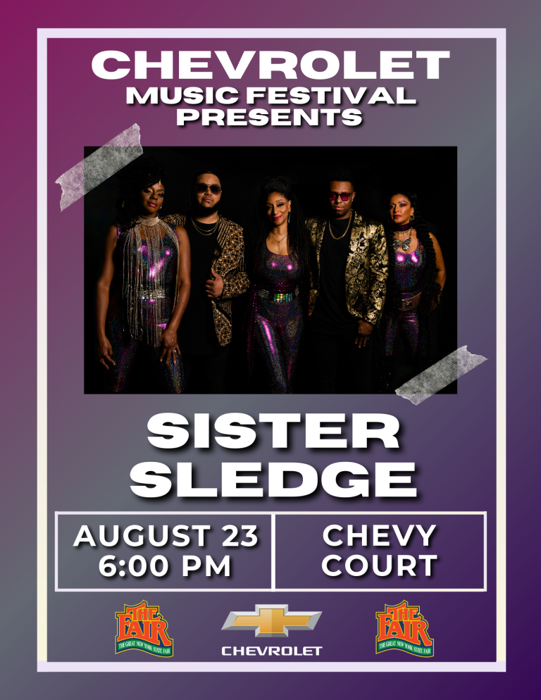 Sister Sledge at Chevy Court at The Great New York State Fair! The